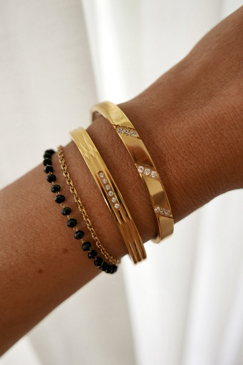 Britney Cuff - Boutique Minimaliste has waterproof, durable, elegant and vintage inspired jewelry