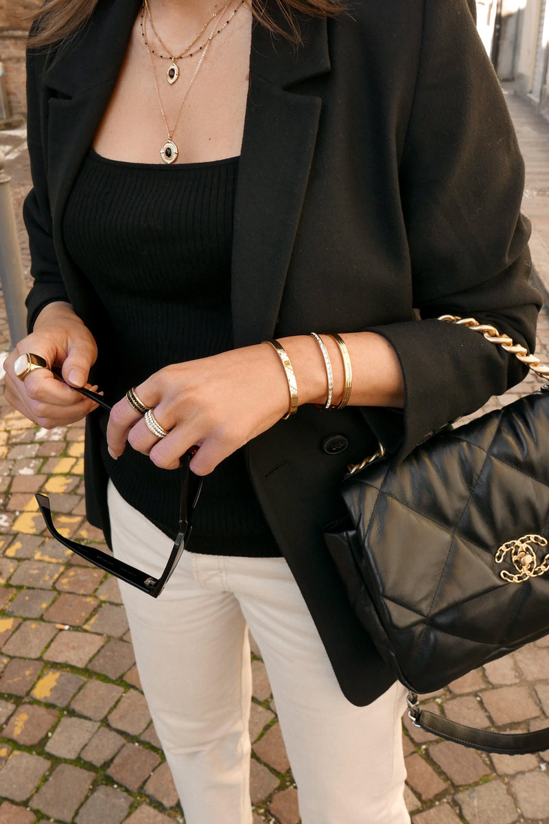 Britney Cuff - Boutique Minimaliste has waterproof, durable, elegant and vintage inspired jewelry