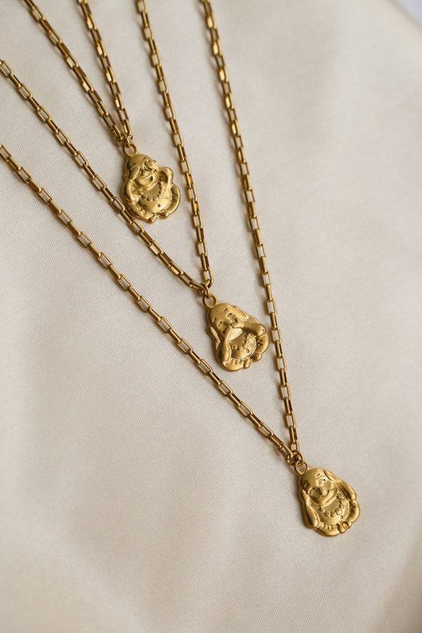Buddha Necklace - Boutique Minimaliste has waterproof, durable, elegant and vintage inspired jewelry