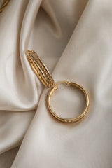 Colette Hoop Earrings - Boutique Minimaliste has waterproof, durable, elegant and vintage inspired jewelry