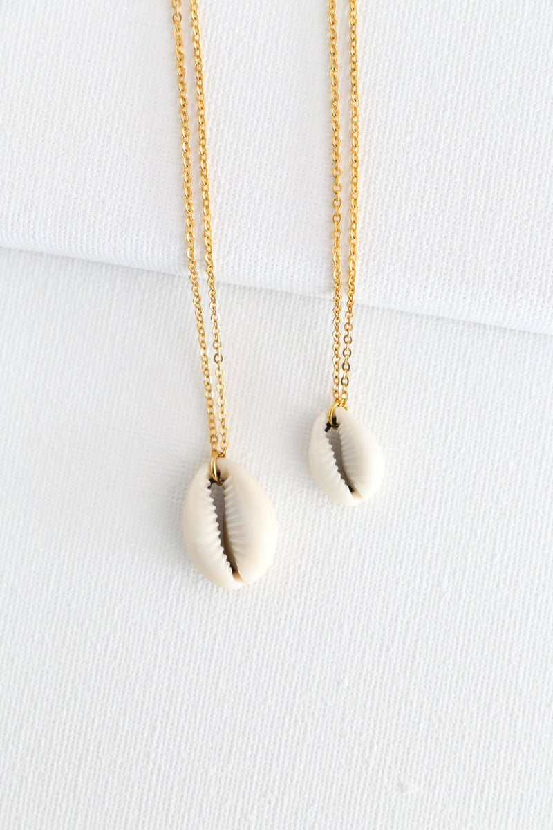 Cowrie Necklace - Boutique Minimaliste has waterproof, durable, elegant and vintage inspired jewelry