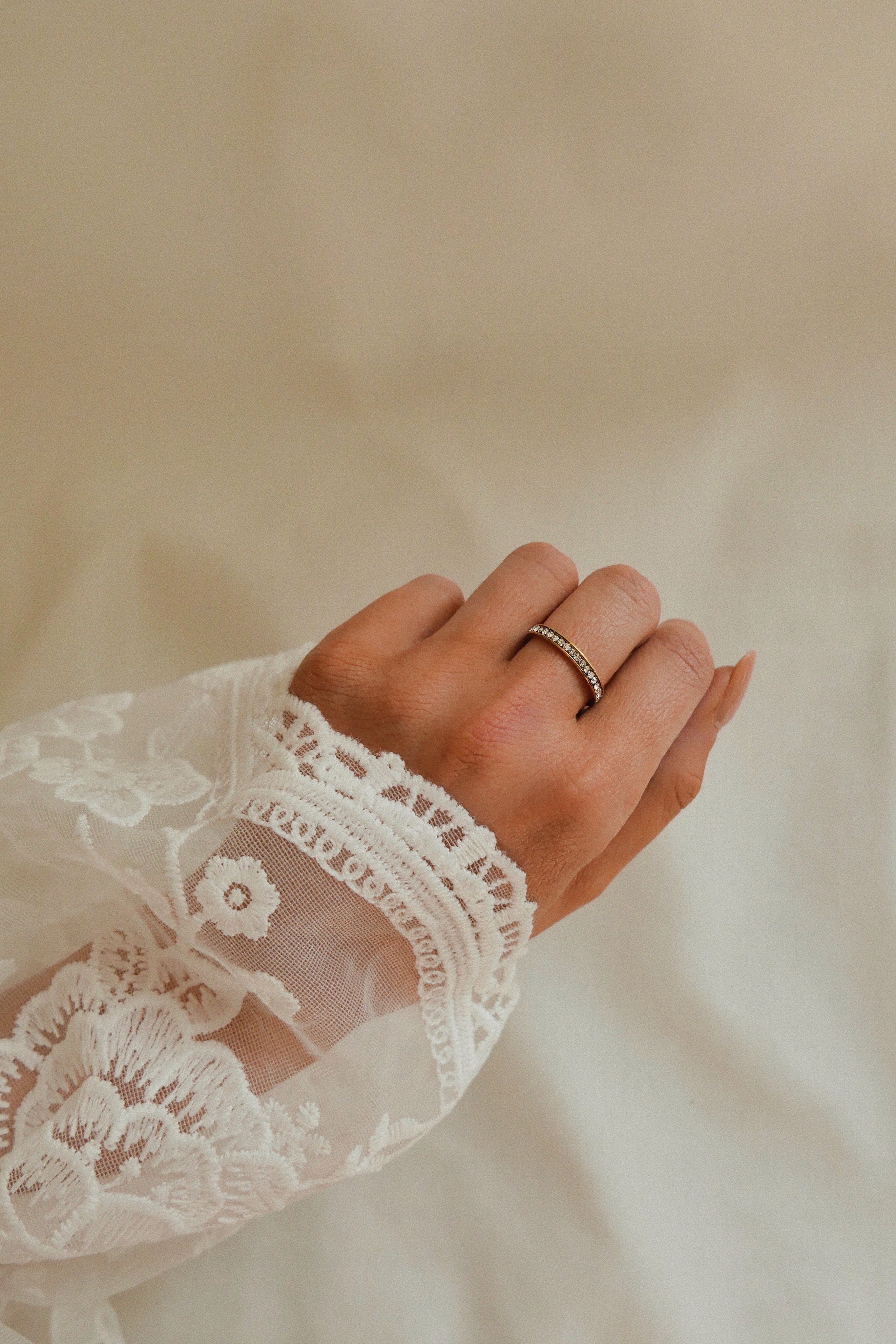 Crystal Ring - has waterproof, durable, elegant and vintage inspired jewelry