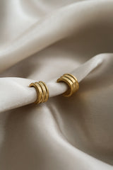 Dante Hoop Earrings - Boutique Minimaliste has waterproof, durable, elegant and vintage inspired jewelry