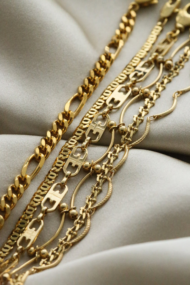 Detailed (Vintage) Chain bracelet - Boutique Minimaliste has waterproof, durable, elegant and vintage inspired jewelry