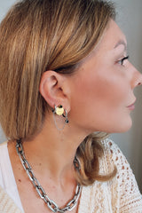 Edda Studs - Boutique Minimaliste has waterproof, durable, elegant and vintage inspired jewelry