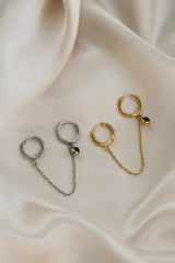 Elena Hoop Earrings - Boutique Minimaliste has waterproof, durable, elegant and vintage inspired jewelry
