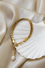 Fiore Anklet - Boutique Minimaliste has waterproof, durable, elegant and vintage inspired jewelry