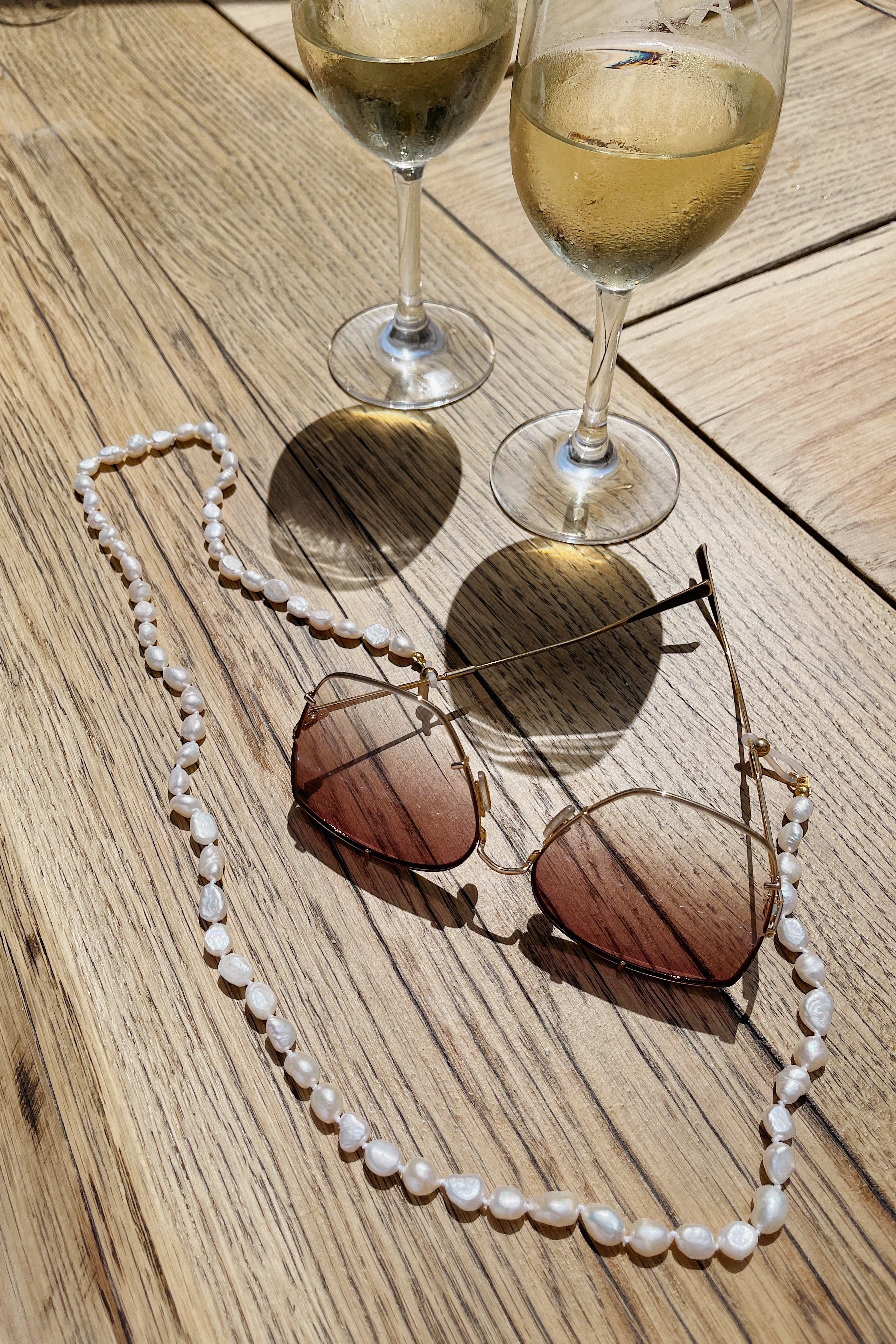 Fortuna Sunglasses Chain - Boutique Minimaliste has waterproof, durable, elegant and vintage inspired jewelry