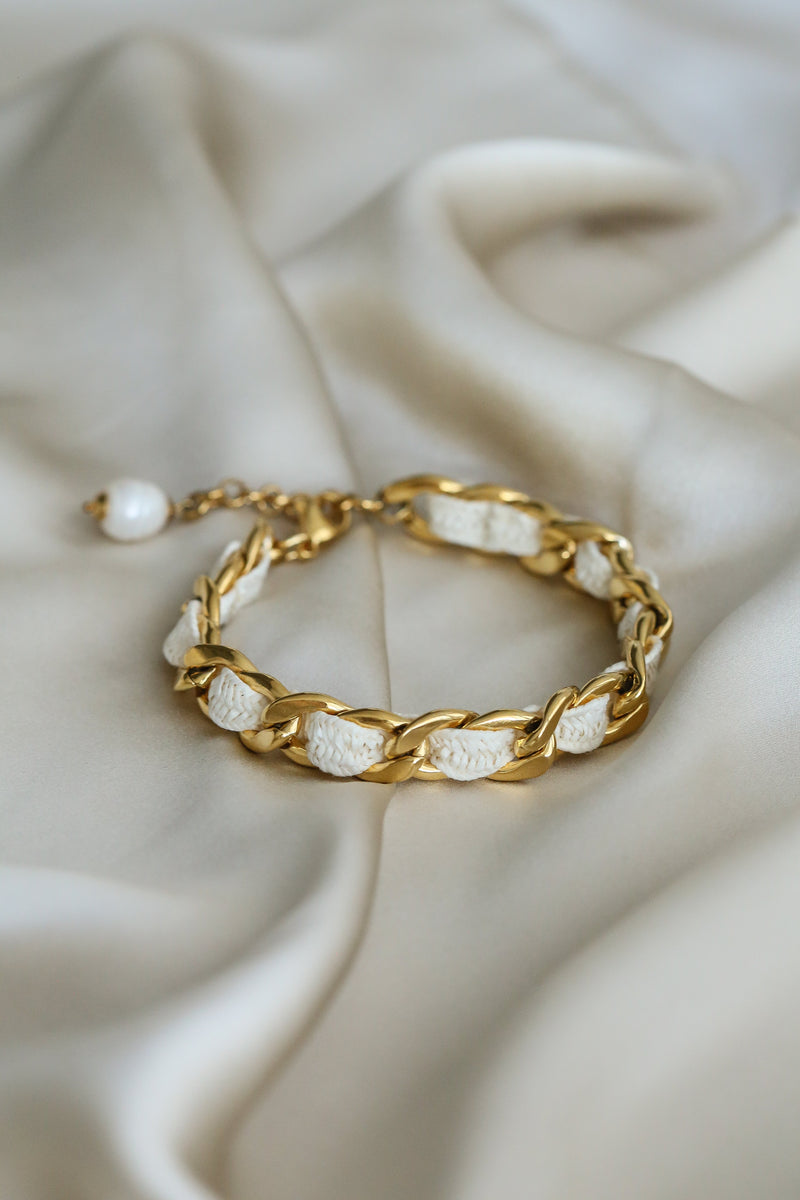 Gabrielle Anklet - Boutique Minimaliste has waterproof, durable, elegant and vintage inspired jewelry