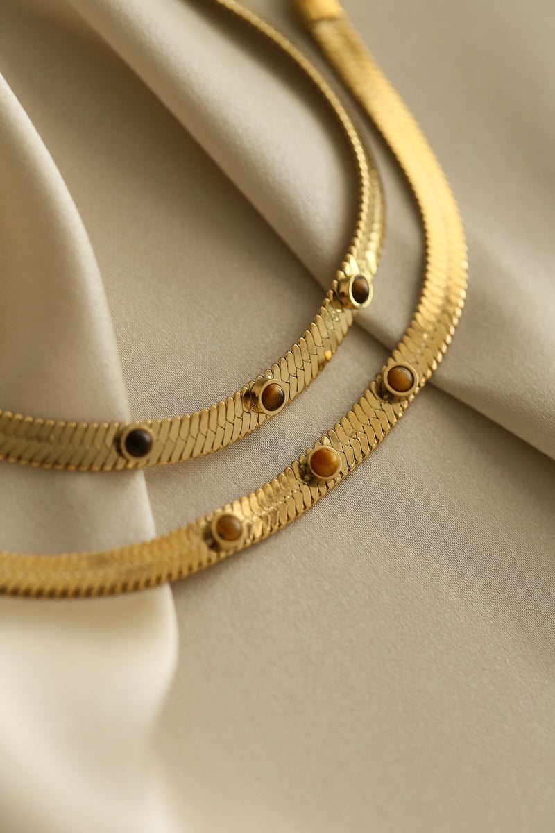 Harlow Necklace - Boutique Minimaliste has waterproof, durable, elegant and vintage inspired jewelry