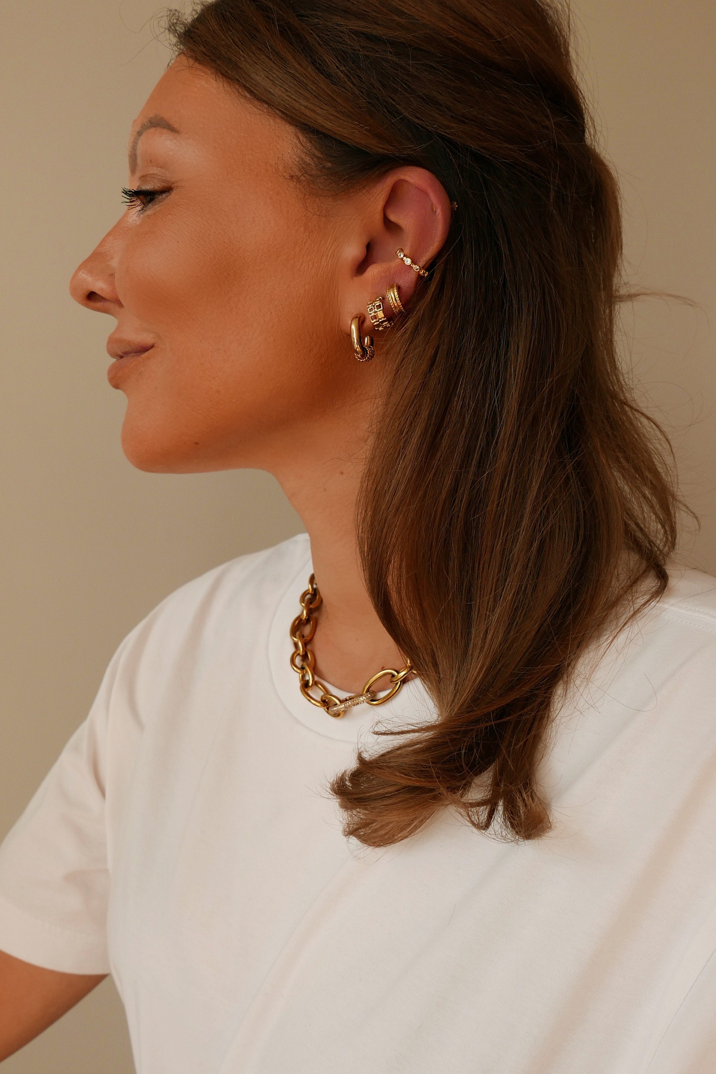 Hilda Ear Cuff - Boutique Minimaliste has waterproof, durable, elegant and vintage inspired jewelry