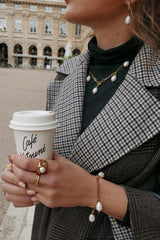 Illy Necklace - Boutique Minimaliste has waterproof, durable, elegant and vintage inspired jewelry