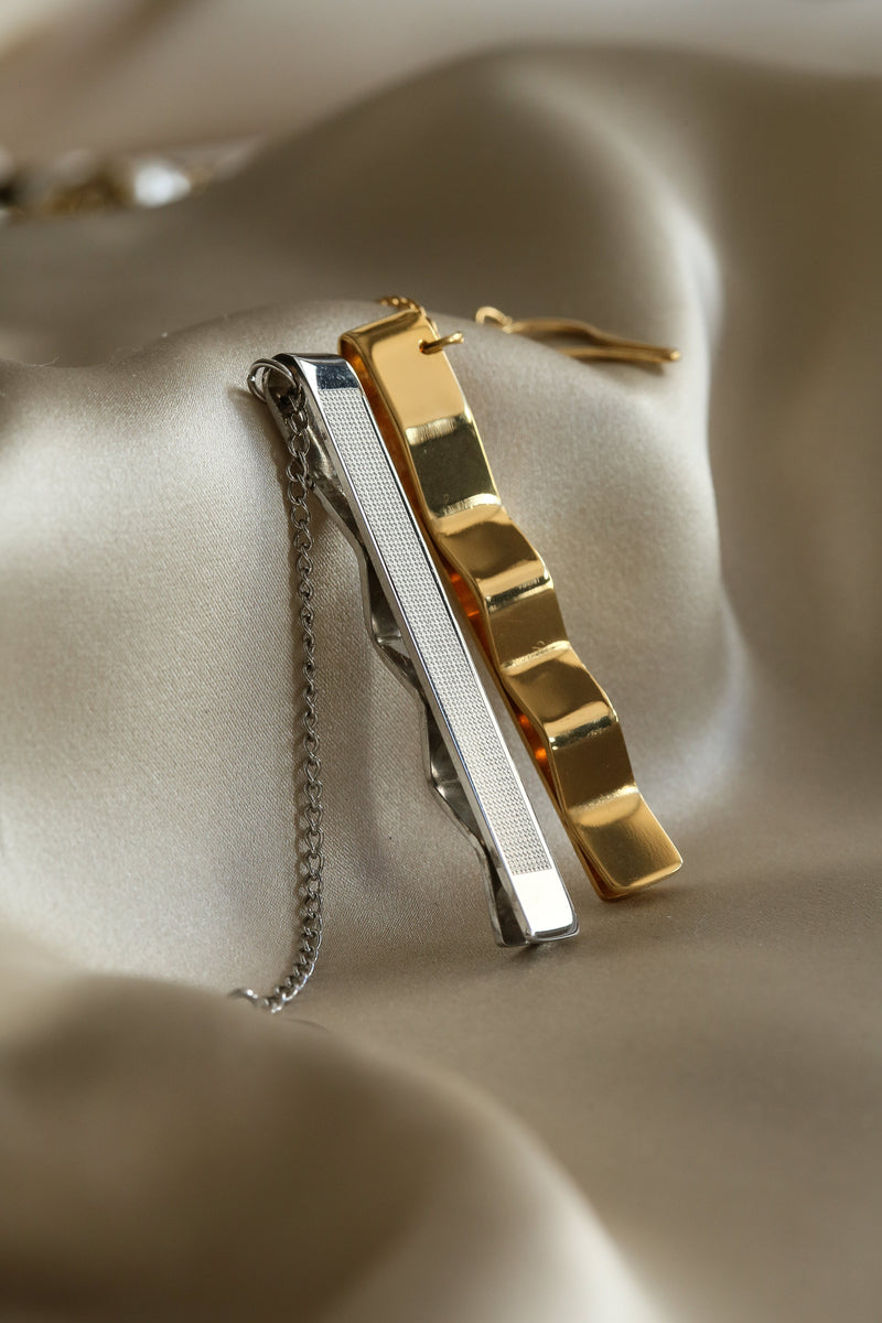 Isaac Tie Clip - Boutique Minimaliste has waterproof, durable, elegant and vintage inspired jewelry