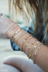Isabella - Vintage Chain bracelet - Boutique Minimaliste has waterproof, durable, elegant and vintage inspired jewelry