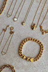 Jade Necklace - Boutique Minimaliste has waterproof, durable, elegant and vintage inspired jewelry