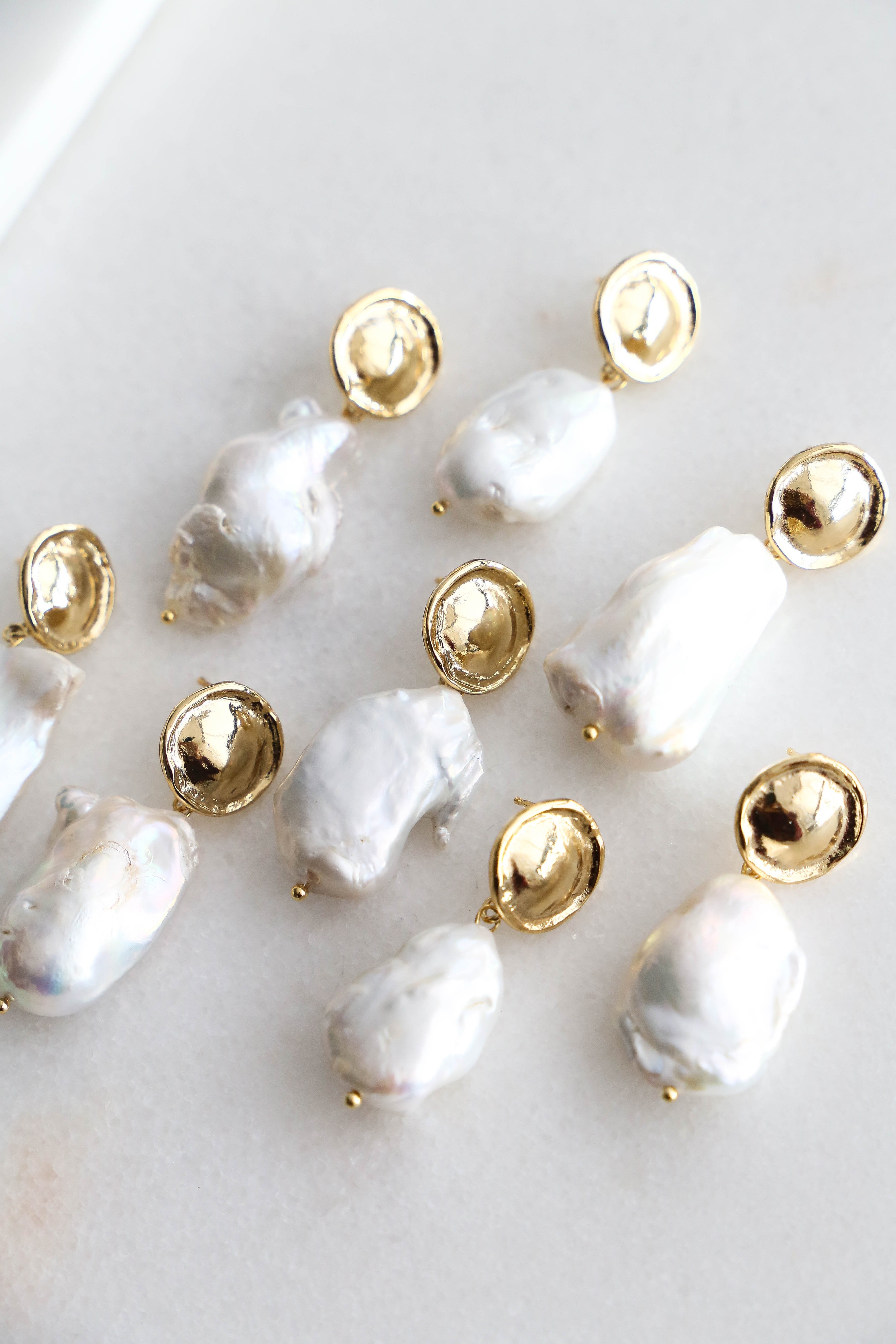 Jeanne Earrings - Boutique Minimaliste has waterproof, durable, elegant and vintage inspired jewelry