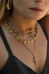 Justus Necklace - Boutique Minimaliste has waterproof, durable, elegant and vintage inspired jewelry