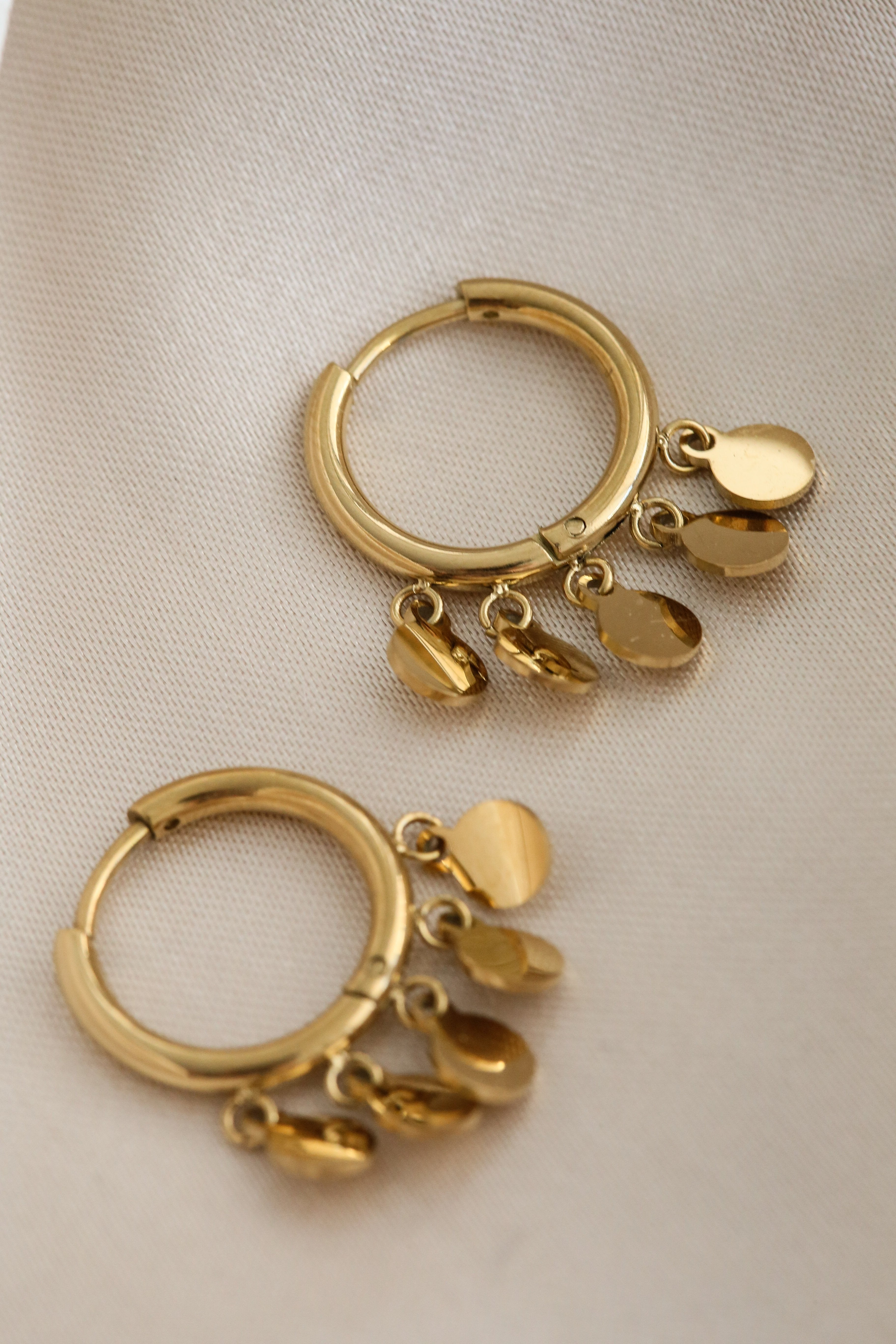 Kendall Hoop Earrings - has waterproof, durable, elegant and vintage inspired jewelry