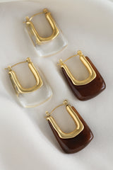 Layla Hoop Earrings - Boutique Minimaliste has waterproof, durable, elegant and vintage inspired jewelry