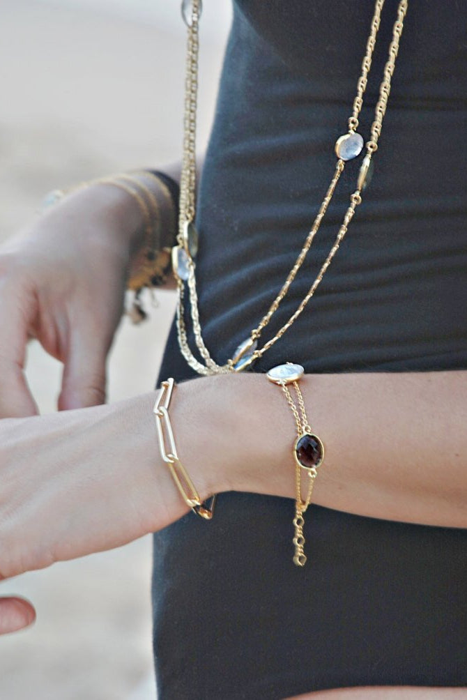 Lucius Chain bracelet - Boutique Minimaliste has waterproof, durable, elegant and vintage inspired jewelry