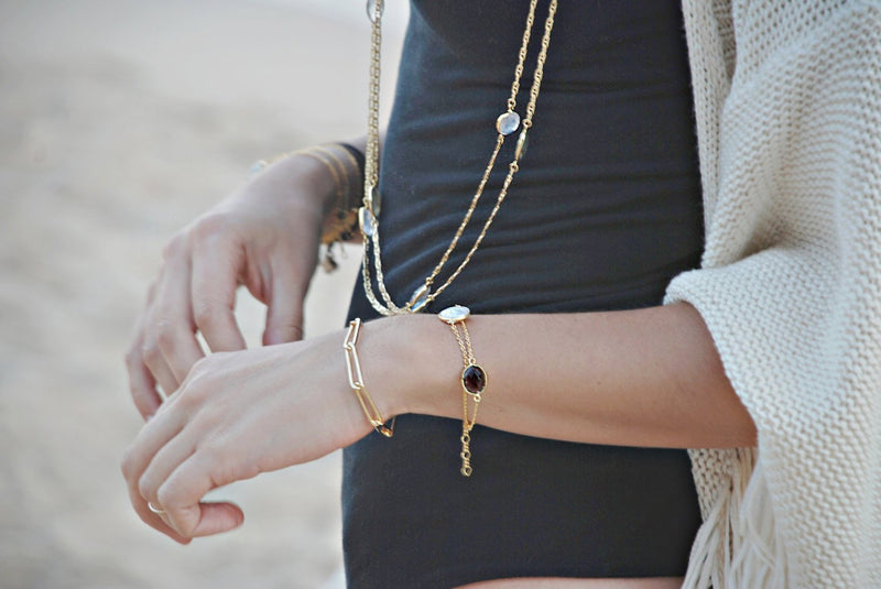 Lucius Chain bracelet - Boutique Minimaliste has waterproof, durable, elegant and vintage inspired jewelry