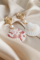 Milano Maritima Earring - White - Boutique Minimaliste has waterproof, durable, elegant and vintage inspired jewelry