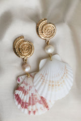 Milano Maritima Earring - White - Boutique Minimaliste has waterproof, durable, elegant and vintage inspired jewelry