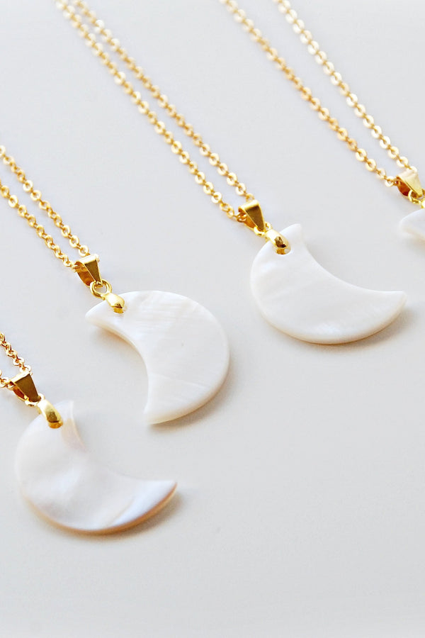Moon Necklace - Boutique Minimaliste has waterproof, durable, elegant and vintage inspired jewelry