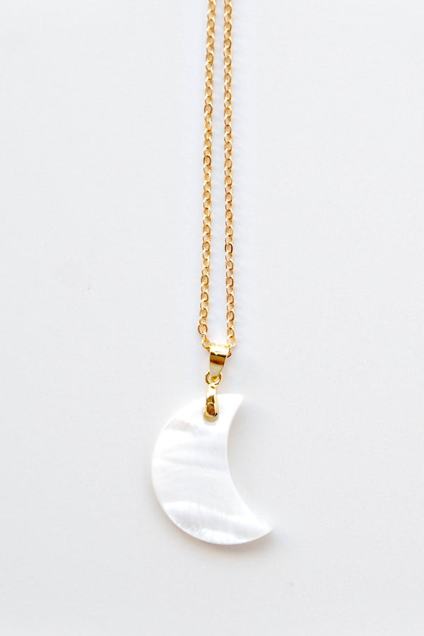 Moon Necklace - Boutique Minimaliste has waterproof, durable, elegant and vintage inspired jewelry