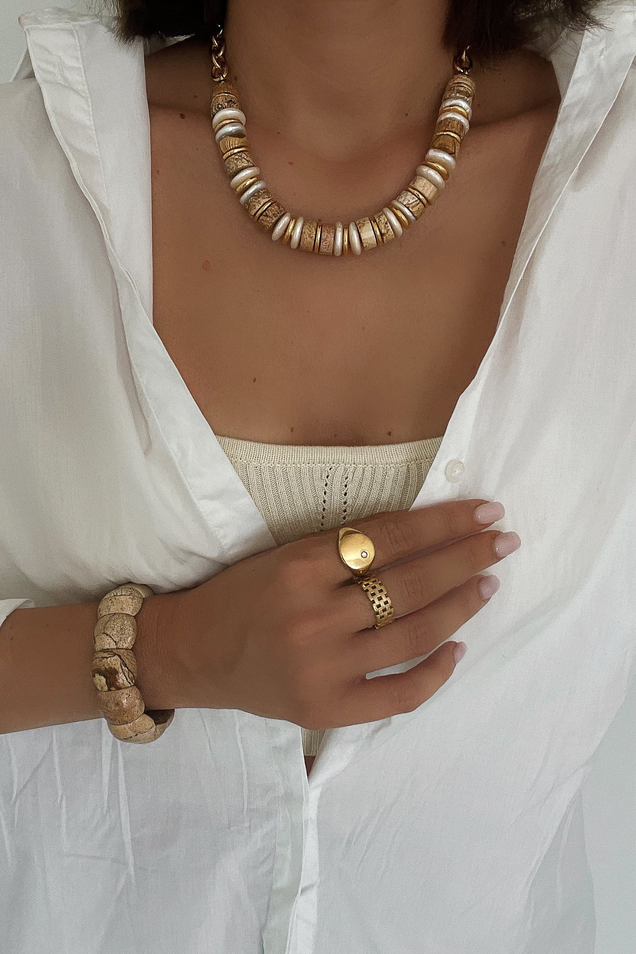 Naomi bracelet - Boutique Minimaliste has waterproof, durable, elegant and vintage inspired jewelry