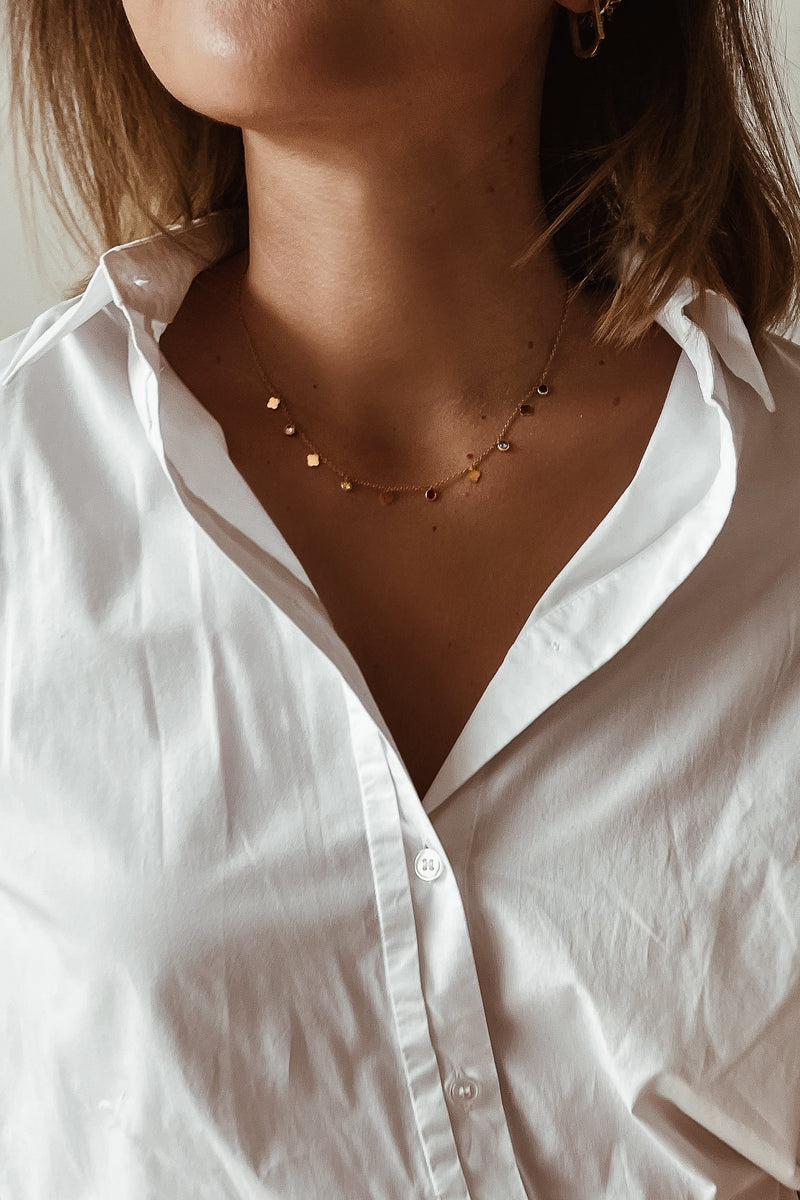Nellie Necklace - Boutique Minimaliste has waterproof, durable, elegant and vintage inspired jewelry