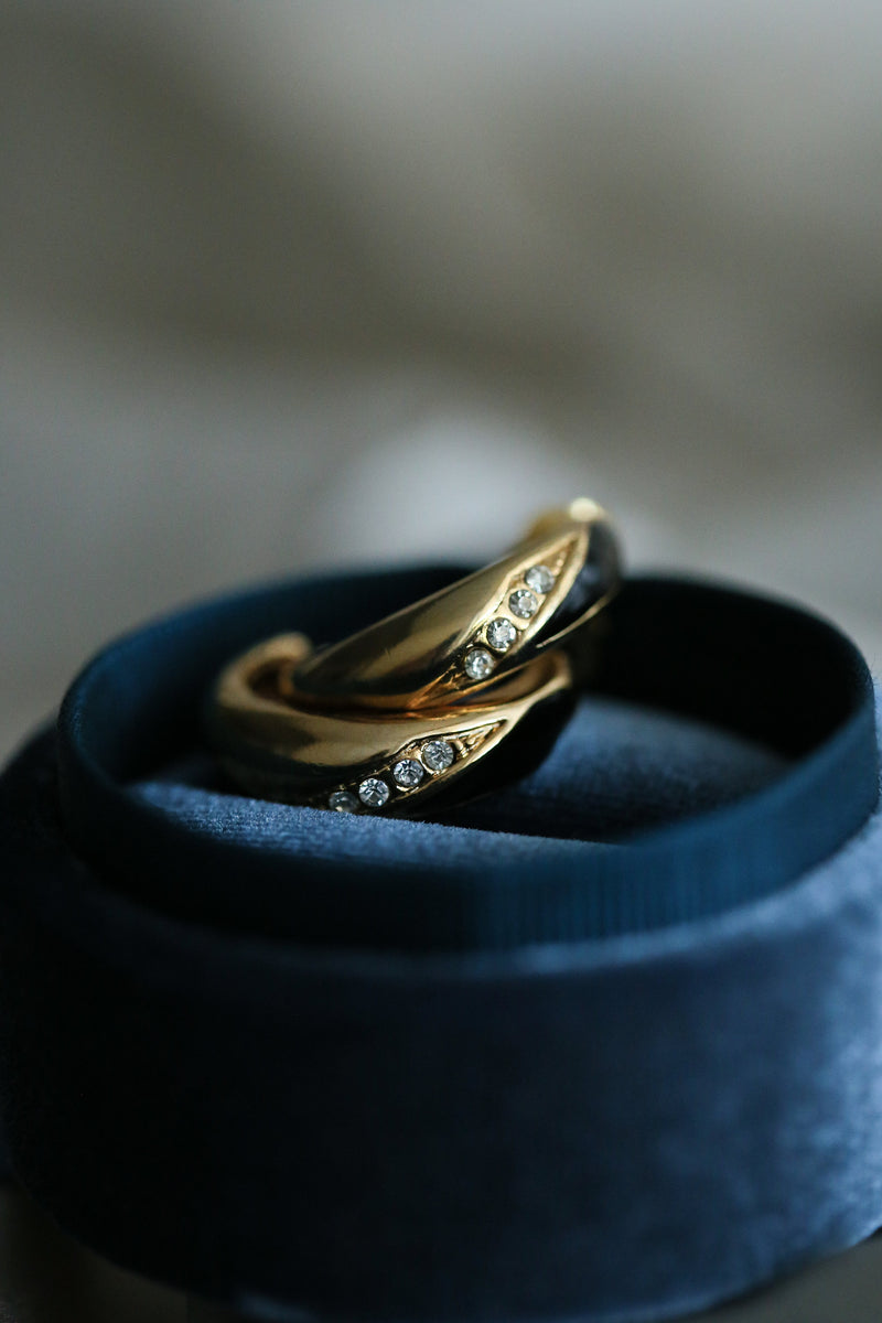 Octavia (vintage) Hoops - Boutique Minimaliste has waterproof, durable, elegant and vintage inspired jewelry