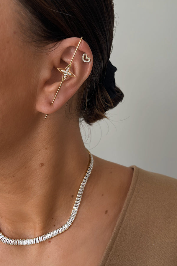 Paola Ear Pin - Boutique Minimaliste has waterproof, durable, elegant and vintage inspired jewelry