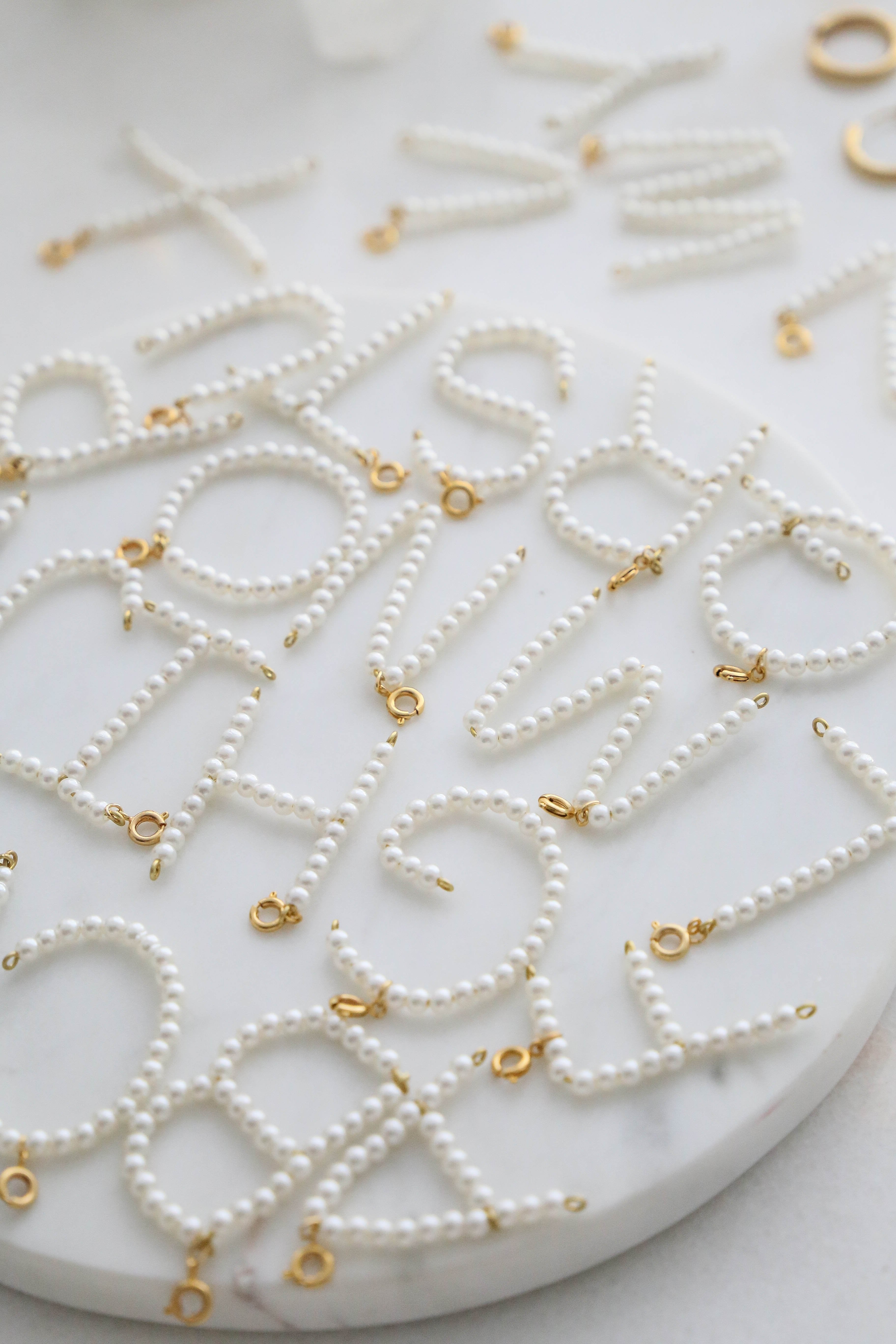 Pearl Initial - Boutique Minimaliste has waterproof, durable, elegant and vintage inspired jewelry