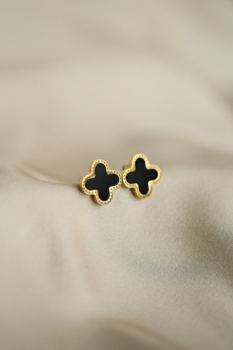 Peony Studs - Boutique Minimaliste has waterproof, durable, elegant and vintage inspired jewelry