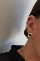 Peony Studs - Boutique Minimaliste has waterproof, durable, elegant and vintage inspired jewelry