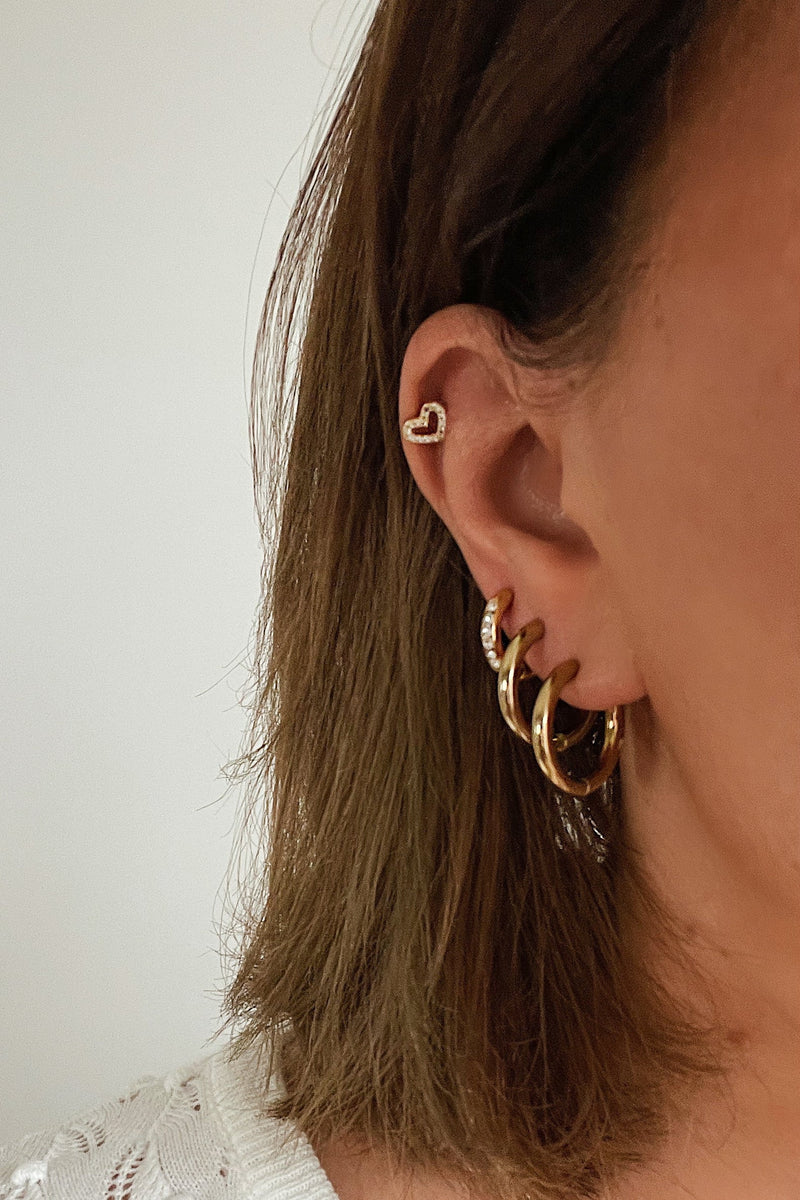 Perugia Hoop Earrings - Boutique Minimaliste has waterproof, durable, elegant and vintage inspired jewelry