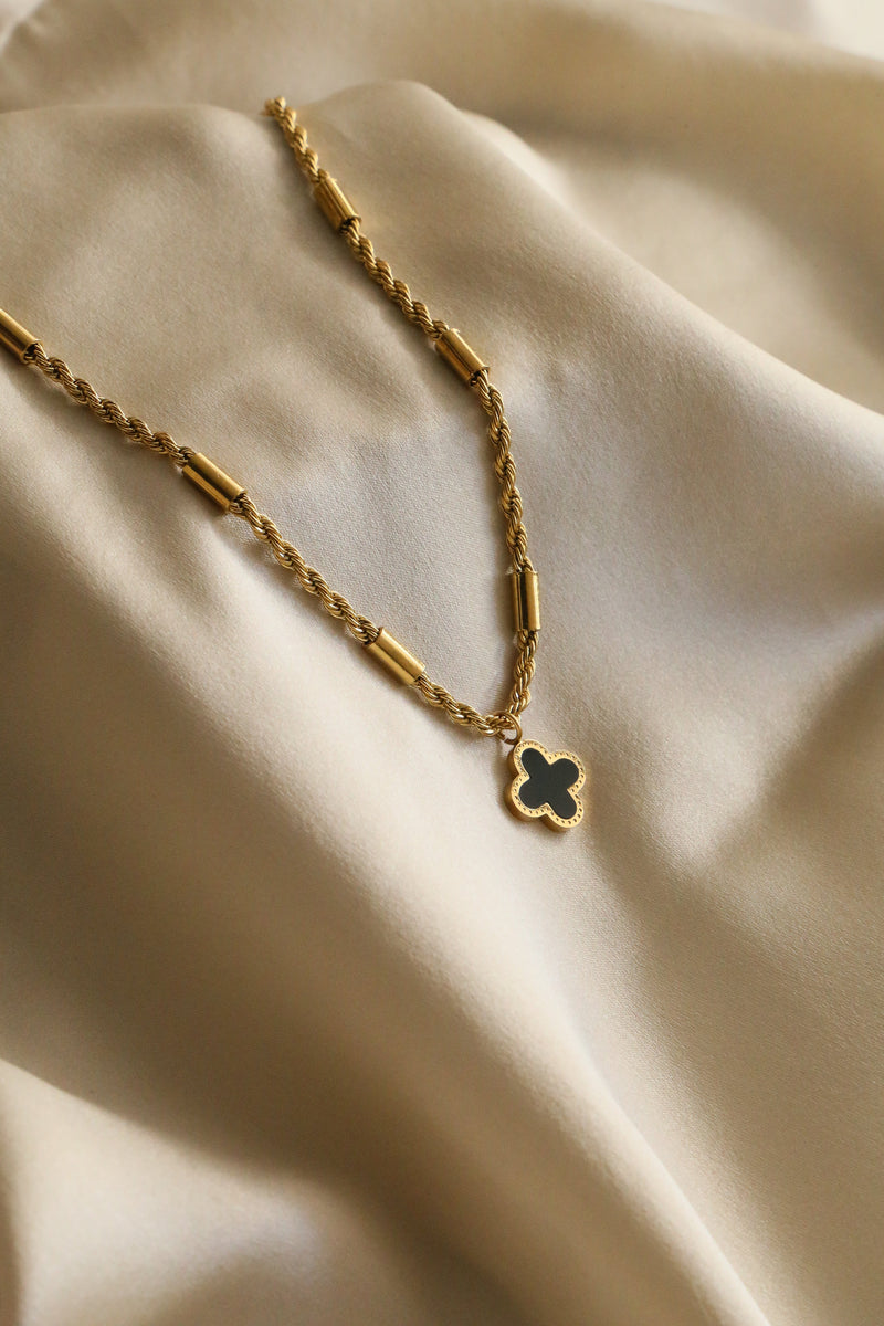Petal Necklace - Boutique Minimaliste has waterproof, durable, elegant and vintage inspired jewelry