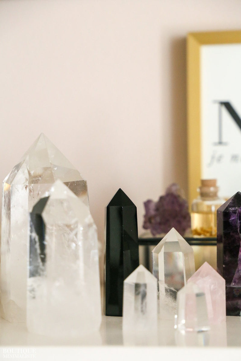 Quartz Crystal Point - Boutique Minimaliste has waterproof, durable, elegant and vintage inspired jewelry