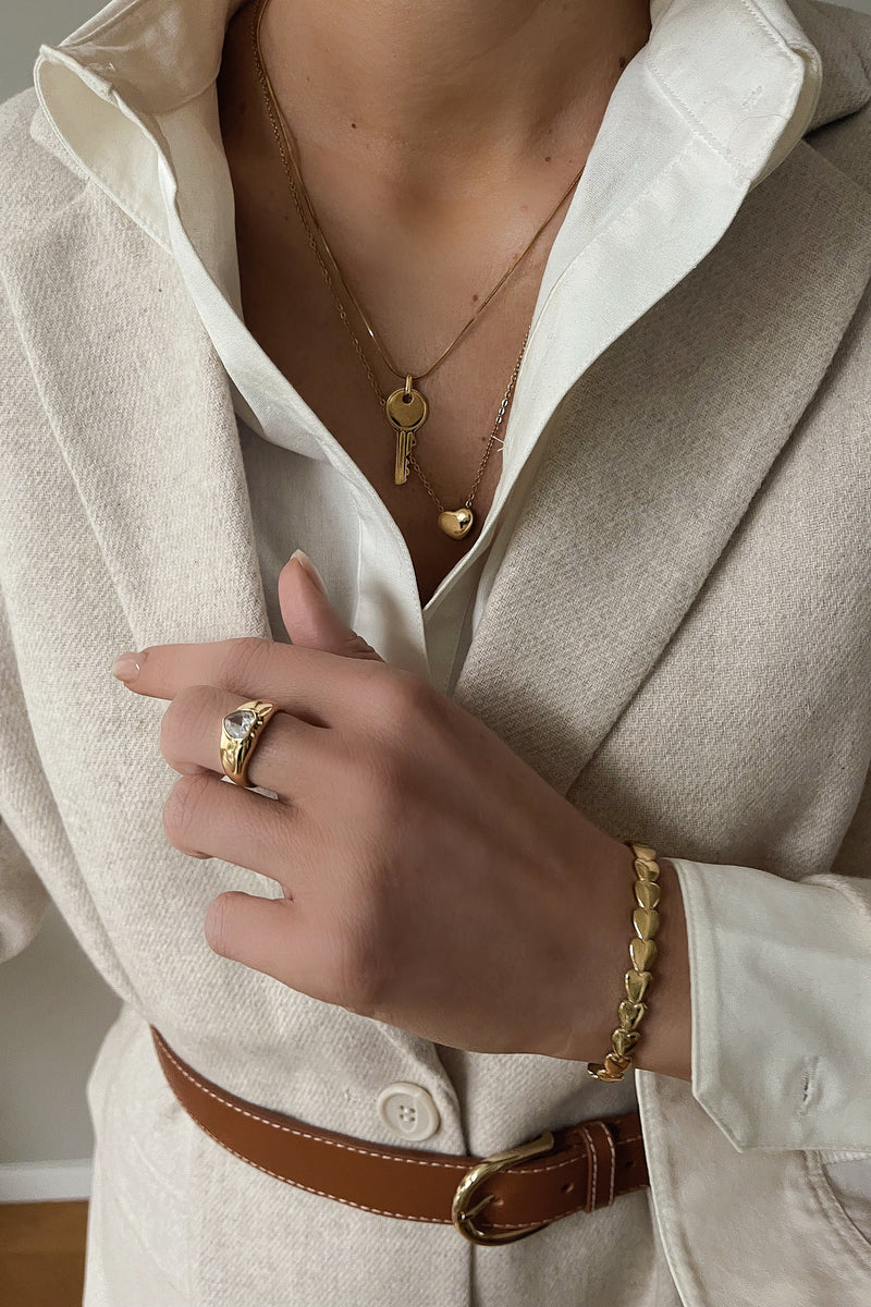 Rachelle Ring - Boutique Minimaliste has waterproof, durable, elegant and vintage inspired jewelry