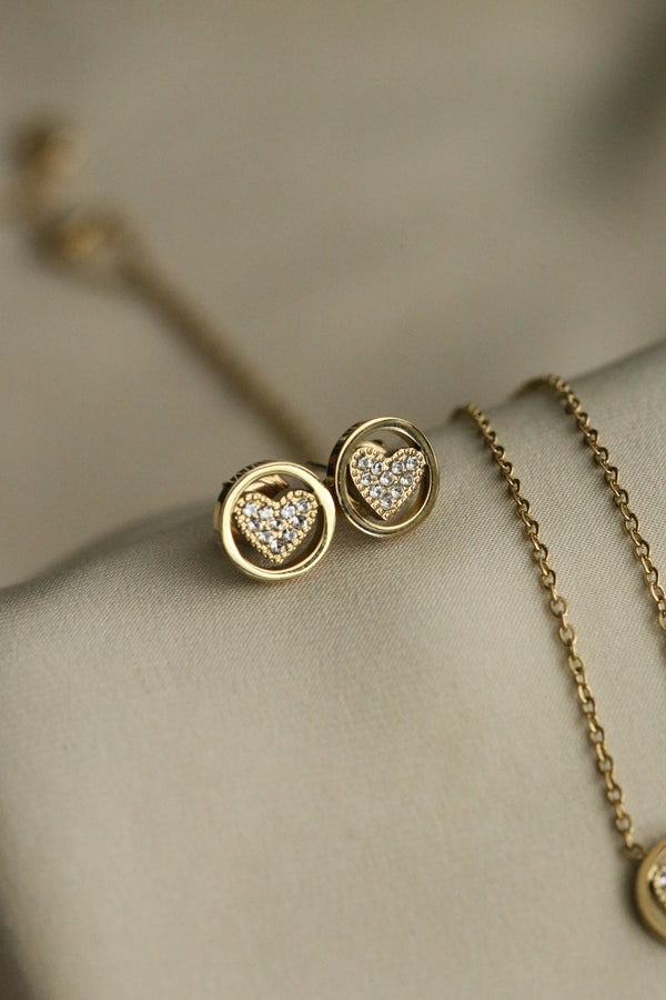 Rosie Studs - Boutique Minimaliste has waterproof, durable, elegant and vintage inspired jewelry