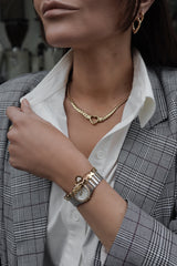 Ruby Hoops - Boutique Minimaliste has waterproof, durable, elegant and vintage inspired jewelry