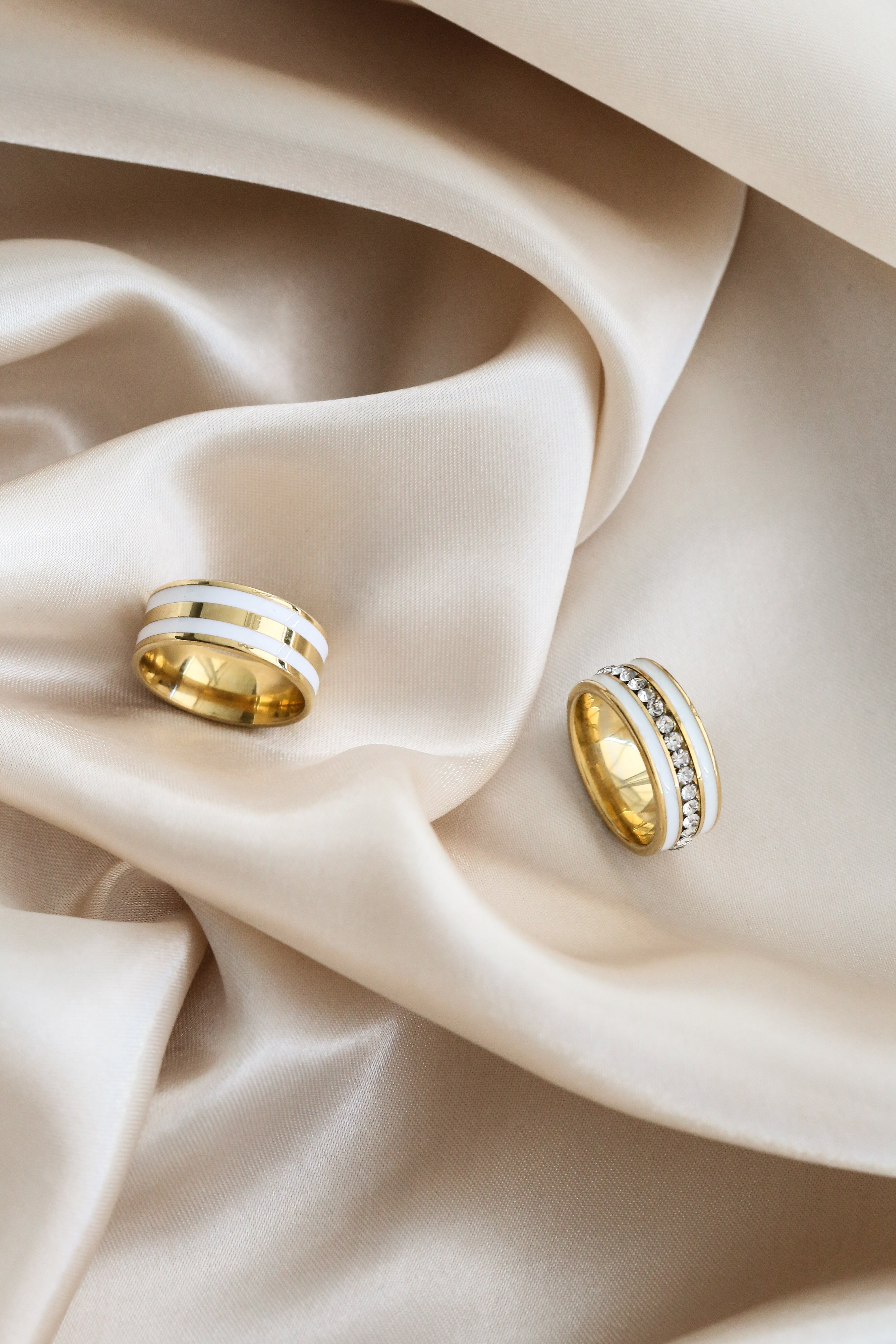 Sardegna Ring - White - has waterproof, durable, elegant and vintage inspired jewelry