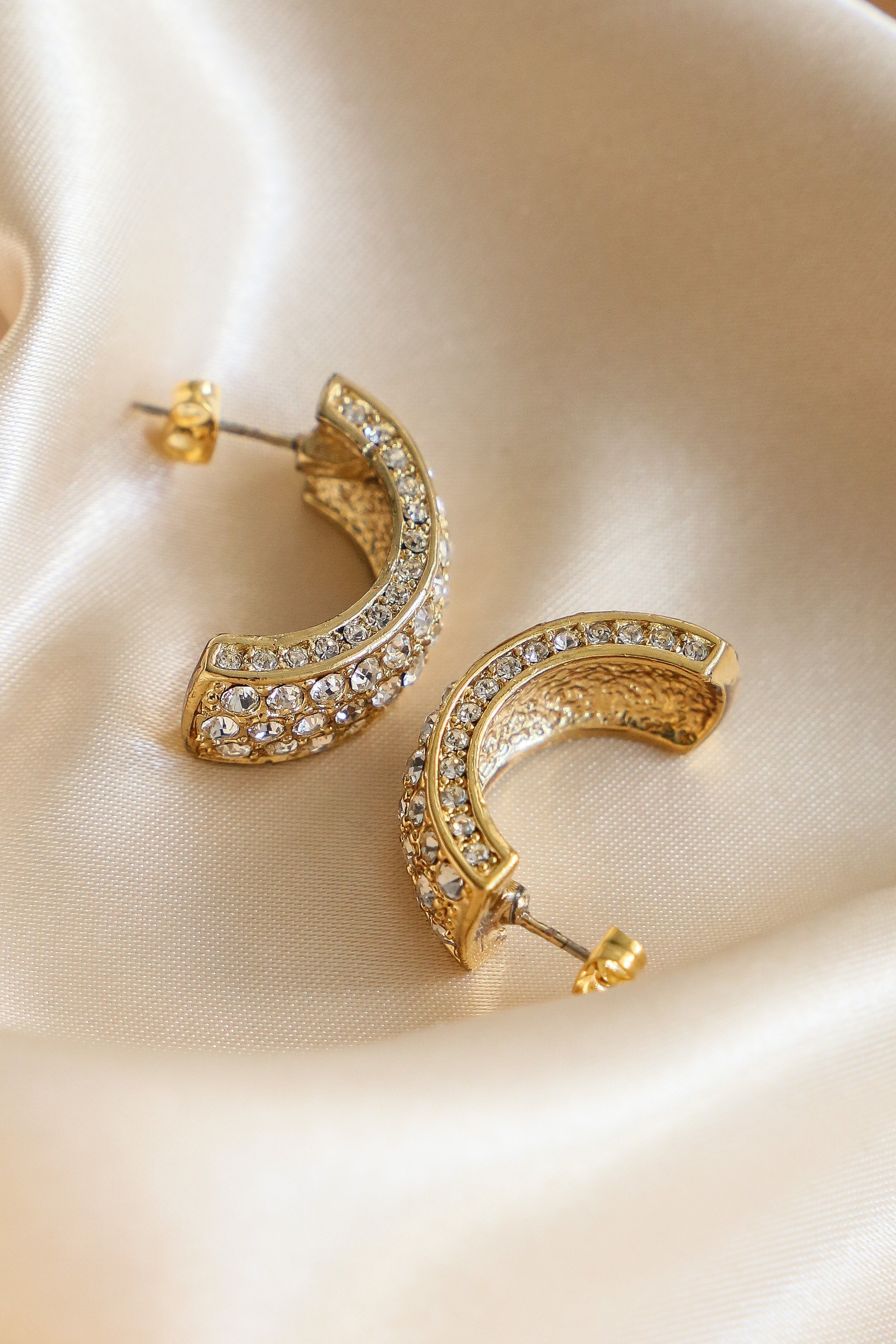 Sun (Vintage) Hoop Earrings – Boutique Minimaliste