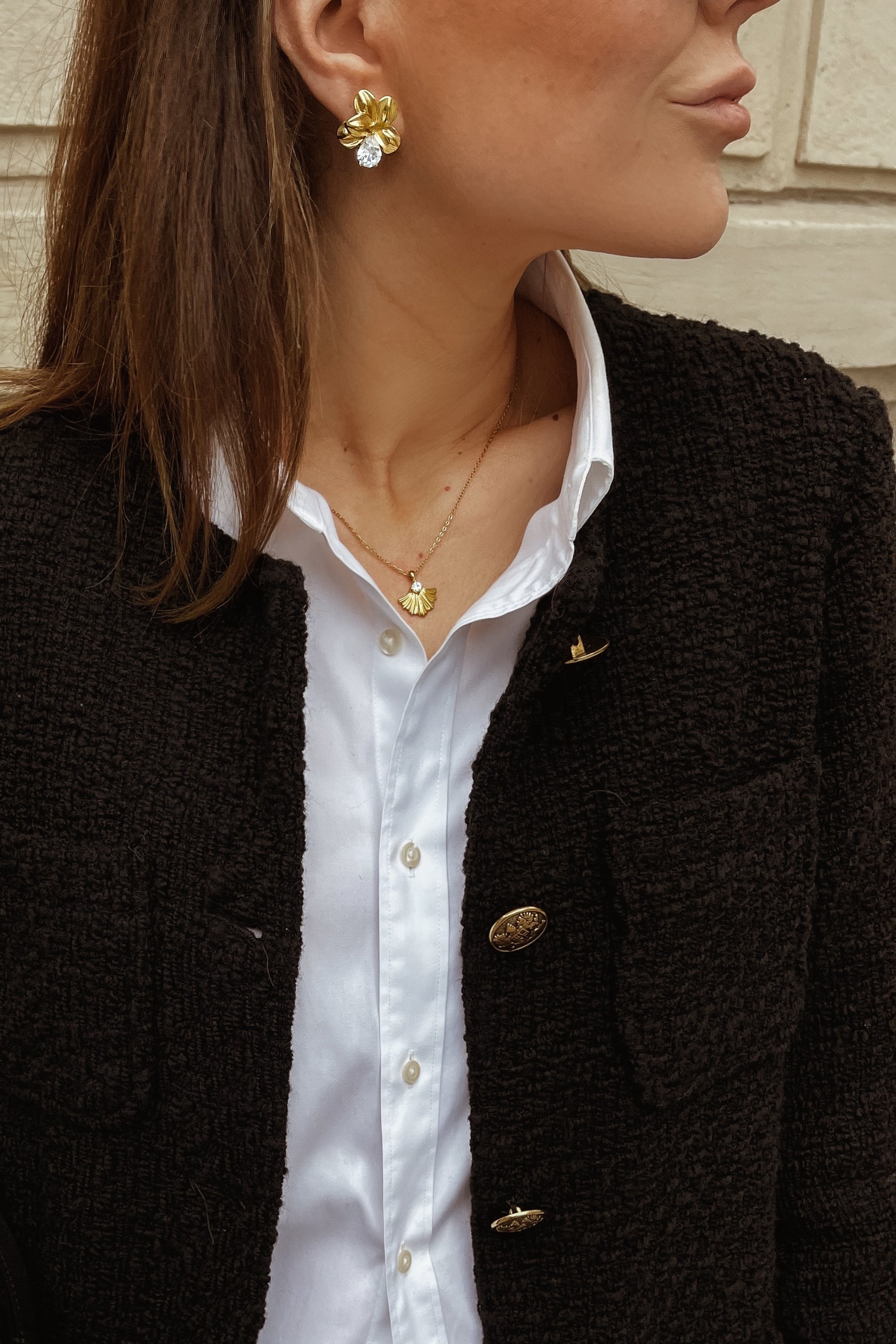 Terry Earrings - Boutique Minimaliste has waterproof, durable, elegant and vintage inspired jewelry