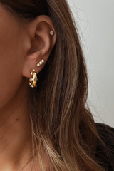 Thelma Hoops - Boutique Minimaliste has waterproof, durable, elegant and vintage inspired jewelry