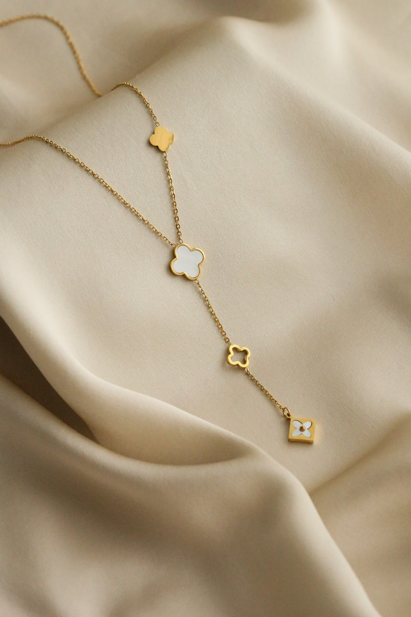 Tina Lariat Necklace - Boutique Minimaliste has waterproof, durable, elegant and vintage inspired jewelry