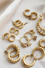 Tiny Classic Huggies - Boutique Minimaliste has waterproof, durable, elegant and vintage inspired jewelry