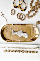 Trinket Dish - Gold - Boutique Minimaliste has waterproof, durable, elegant and vintage inspired jewelry