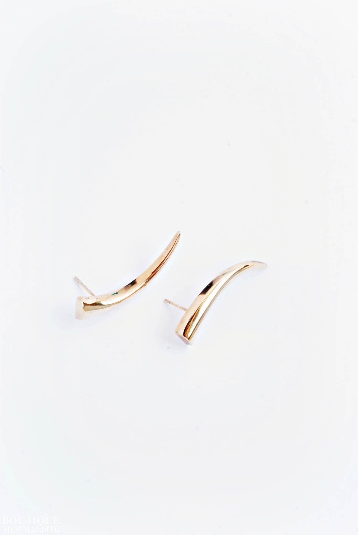 Tusk Earrings - Boutique Minimaliste has waterproof, durable, elegant and vintage inspired jewelry